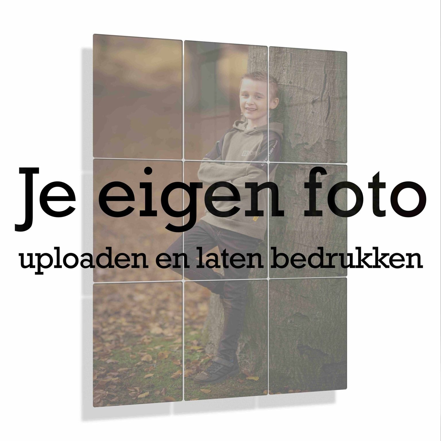 1. Eigen foto op aluminium